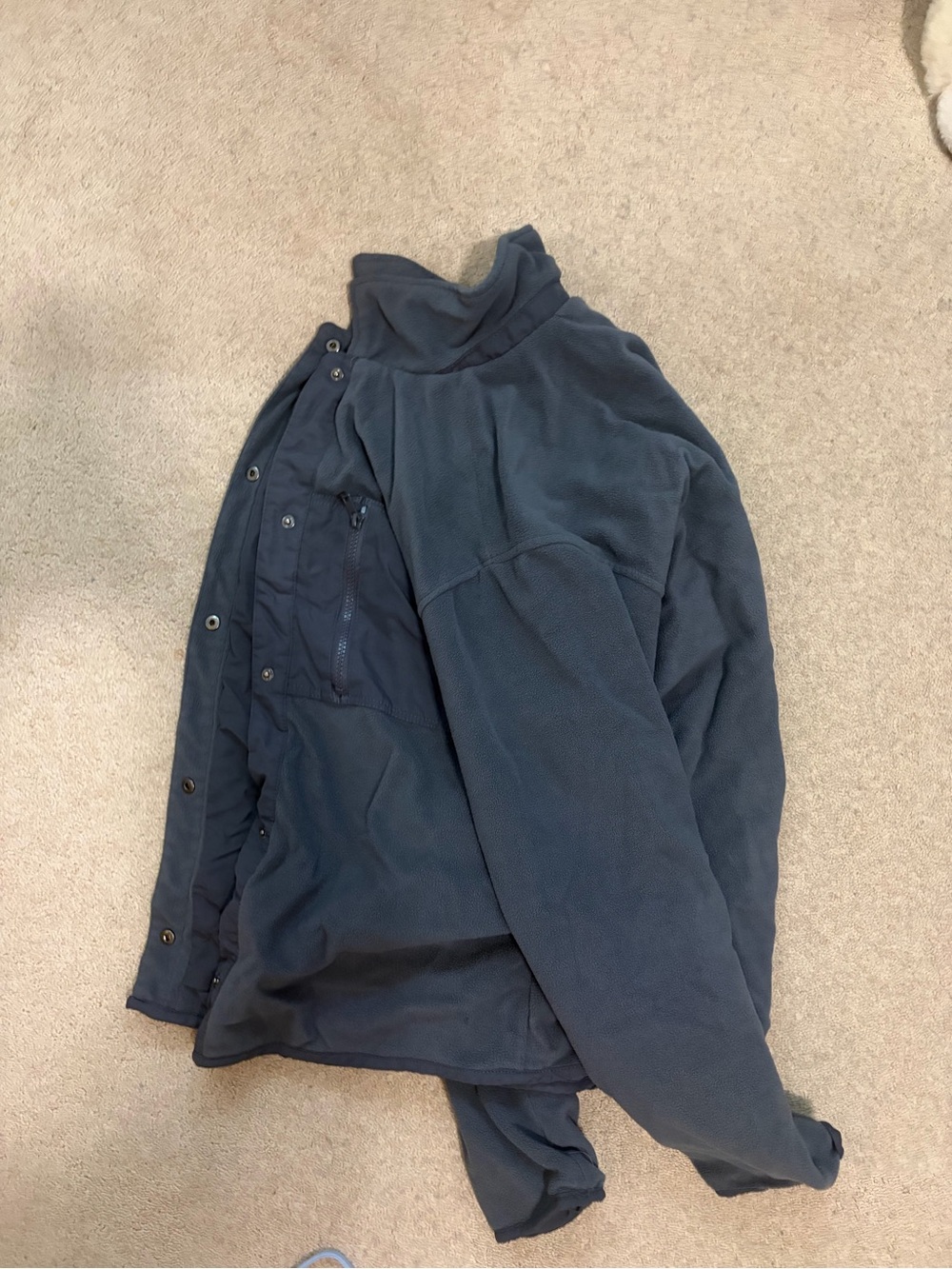 Dark grey button up jacket - Picture 2 of 3